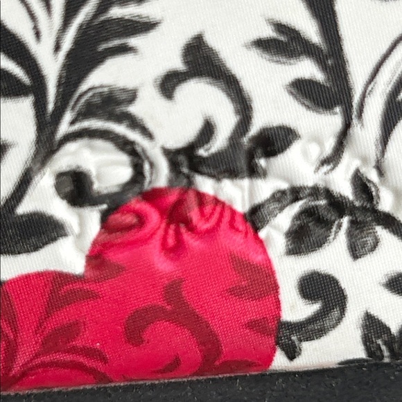 BIRKENSTOCK BIRKIS WHITE STRAPS WITH BLACK VINES AND RED FLOWERS SZ 8 - Picture 4 of 11